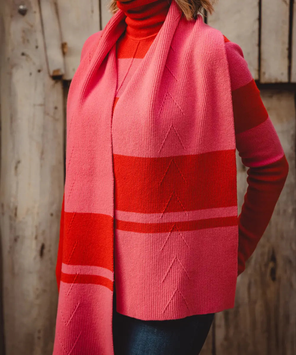Colourblock Turtleneck - Opal Lilly Pilly