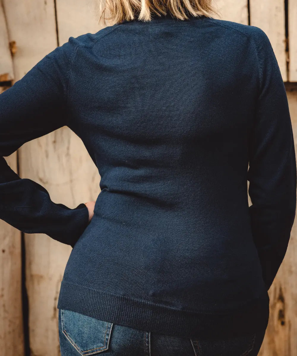 VB Signature Turtleneck - Ironbark Deep Water