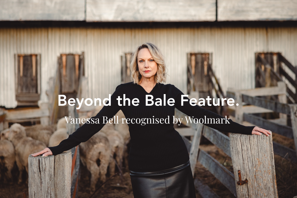 Vanessa Bell Featured by Woolmark in Beyond the Bale for 100% Australian Merino Wool Knitwear