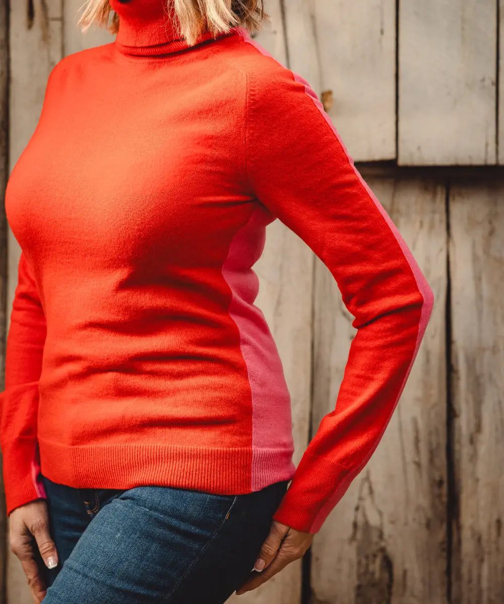 VB Signature Turtleneck - Opal Lilly Pilly